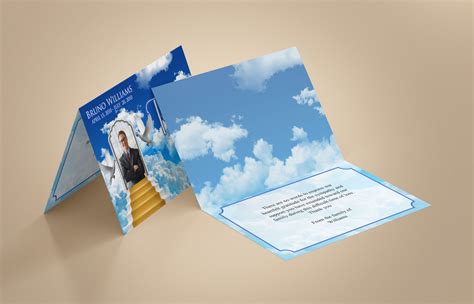 Editable Stairway To Heaven Funeral Program Package With Etsy