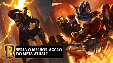 O PAI TÁ ON NOVO deck DRAVEN RUMBLE Aggro Legends of Runeterra