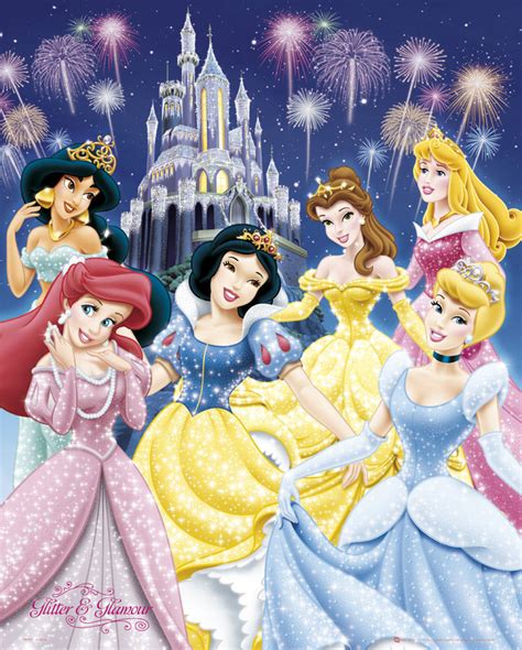 Poster Quadro PRINCIPESSE DISNEY Glamour Su Europosters