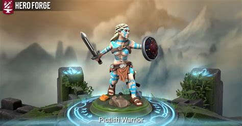 Pictish Warrior - made with Hero Forge | Pictish warrior, Viking ...