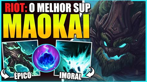 COMO MAOKAI SUP CARREGA UM ADC FÁCIL MAOKAI GAMEPLAY League of Legends