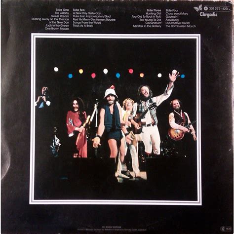 Jethro Tull Live Bursting Out Vinyl 2lp De Reissue Hhv