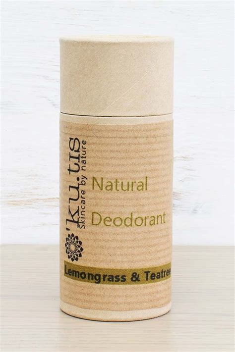 Natural Deodorant Stick Lemongrass And Tea Tree 50g Kutis Natural Deodorant Organic