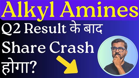 Alkyl Amines Q Results Alkyl Amines Share Latest News Alkyl