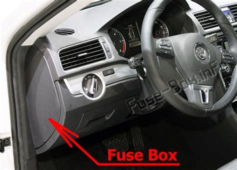 Fusibles Y Relés Para Volkswagen Passat B7 2011 2015 Diagramas De Caja De Fusibles