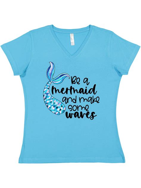 Inktastic Be A Mermaid And Make Some Waves With Blue Mermaid Tale Women