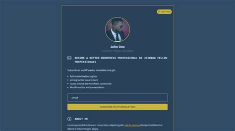 Divi Bio Link Layout | Divi Layouts