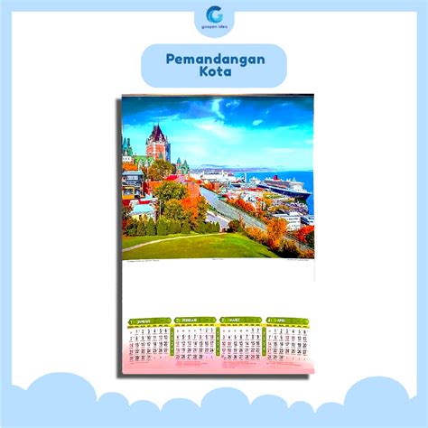 Jual Kalender Dinding Tahun 2024 Catur Wulan Shopee Indonesia