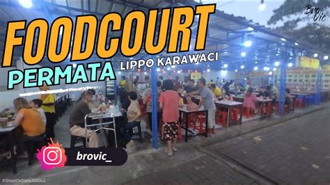 Food Court Permata Lippo Karawaci Cendanaparc Lippovillage Youtube