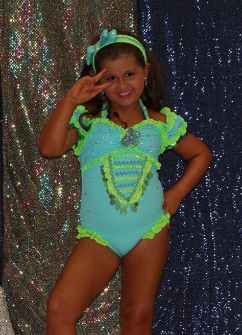 Turquoise Glitz Pageant Swimwear Girls 8 12 Ooc Pageant Swimwear