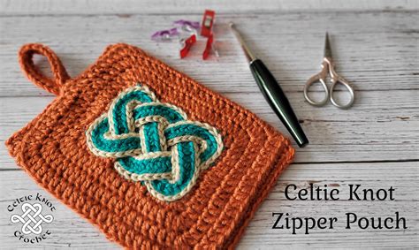 Crochet Zipper Pouch Free Pattern By Celtic Knot Crochet