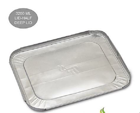 Aluminium Rectangular Ml Aluminum Foil Container For Event And