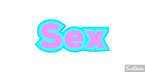 Sex Word Animated  Logo Designs