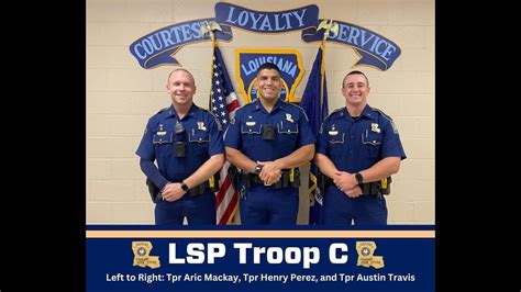 Louisiana State Police Troop C Introduces New Troopers 11 10 2022 Youtube