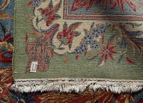 Lot A Persian Kirman Woolen Carpet Rug