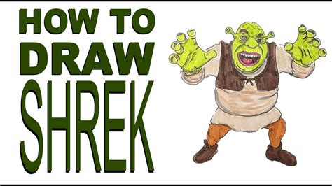 How To Draw Shrek Youtube