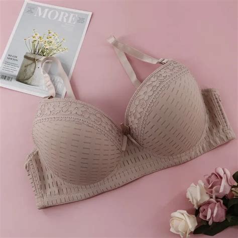 Parifairy Floral Lace Molded Bras Underwear Plus Size Women Sexy