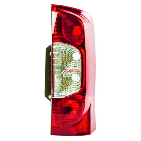 Lampa Tylna Prawa drzwi tył Fiorino Bipper Nemo 2007 2023 Klosz tylny