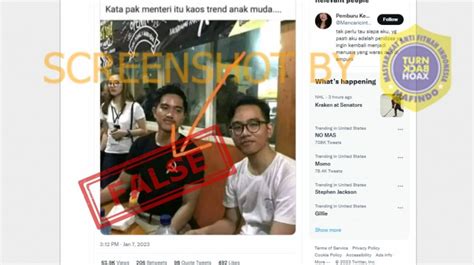 CEK FAKTA Kaesang Pakai Kaos Berlogo Palu Arit Yang Jadi Tren Anak