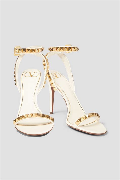 Valentino Garavani Rockstud Leather Sandals The Outnet
