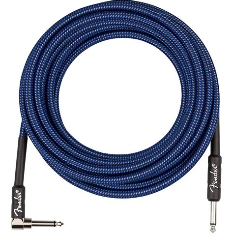 Professional Instrument Cable 186ft Straight Angle Blue Reverb