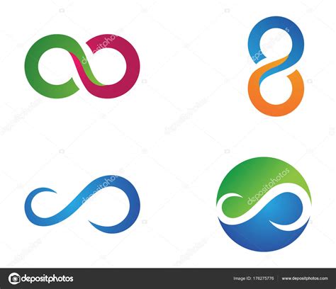 Infinity Design Infinity Logo Vector Logo Template Stock Vector Image