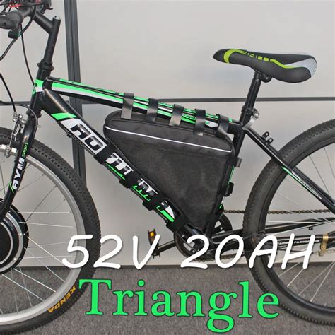 52v Triangle Ebike Battery 52v 20ah Lithium Battery Pack With 1500w Bms 3a Charger Codd Power