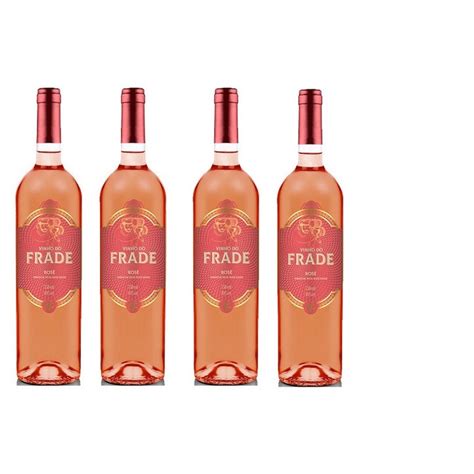 Kit 4 Vinho De Mesa Rose Suave Do Frade 750 ML Shopee Brasil