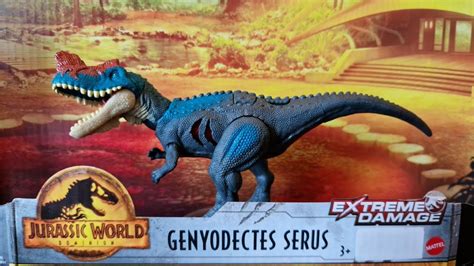 Jurassic World Dominion Extreme Damage Genyodectes Serus Mattel Youtube