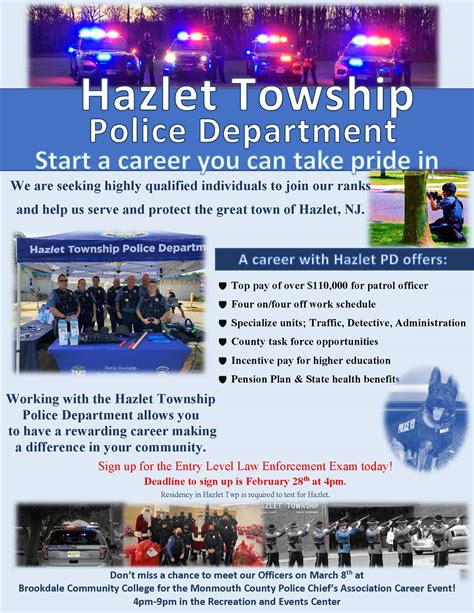 Nj Civil Service Entry Level Law Enforcement Exam Hazlet Township