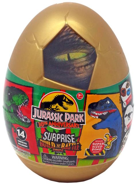 Jurassic Park 30th Anniversary Captivz Surprise Build N Battle Dinos