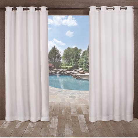 Exclusive Home Curtains 2 Pack Delano Heavyweight Textured Indoor