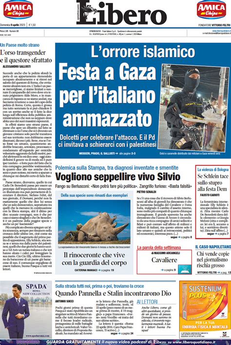 Le Prime Pagine Di Domenica Aprile Il Post