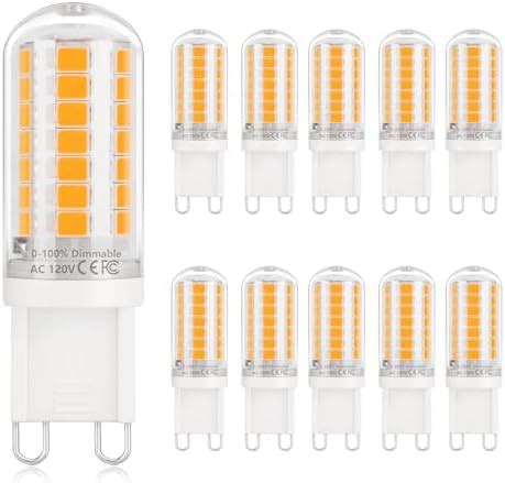 G9 LED Light Bulb 4W 40W Halogen Bulbs Equivalent 400LM Warm White