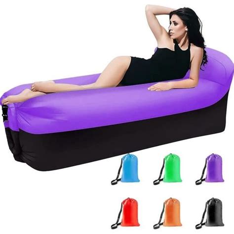 Chaise Longue Gonflable Canapé Gonflable D Extérieur Portable Anti