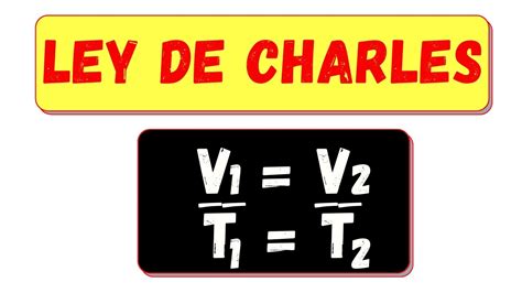 Ley De Charles Volumen Y Temperatura YouTube