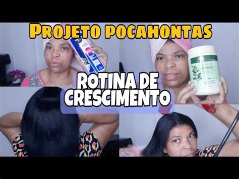 ROTINA CAPILAR COMPLETA DE CRESCIMENTO PROJETO POCAHONTAS