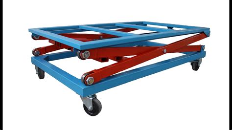 Diy Tool Make An Adjustable Scissor Lift Table Youtube