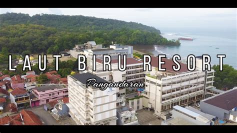 Review Lengkap Laut Biru Resort Pangandaran Dari Atas Udara Drone