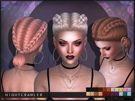 Sims 4 Nightcrawler Light Hairstyle The Sims Book