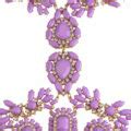 Buy Wholesale Alloy Rhinestone Flower Pendant Gem Necklace Bikini Beach