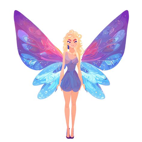 Beautiful Blonde Fairy Graphic Creative Fabrica