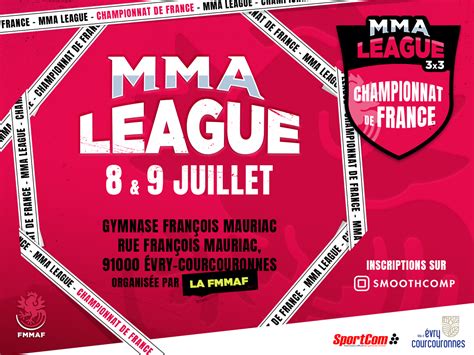 Championnats De France Fmmaf F D Ration De Mma Fran Ais