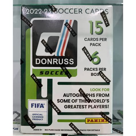 Hộp Thẻ Panini Donruss Soccer Blaster Box HÀng MỚi Shopee Việt Nam