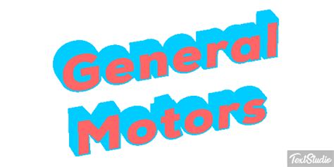 General Motors Brand Animated  Logo Designs