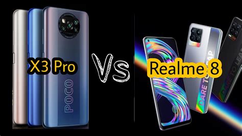 POCO X3 Pro Vs Realme 8 Comparison 2021 YouTube