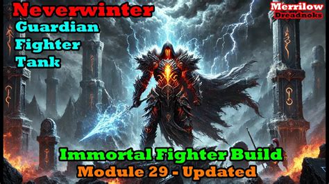 Neverwinter Guardian Fighter Tank Immortal Fighter Build Module