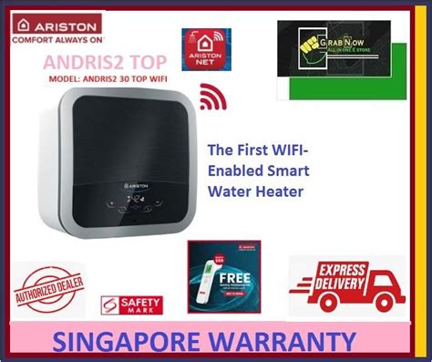 Ariston Andris Top Liters Wifi Enabled Storage Water Heater Ariston