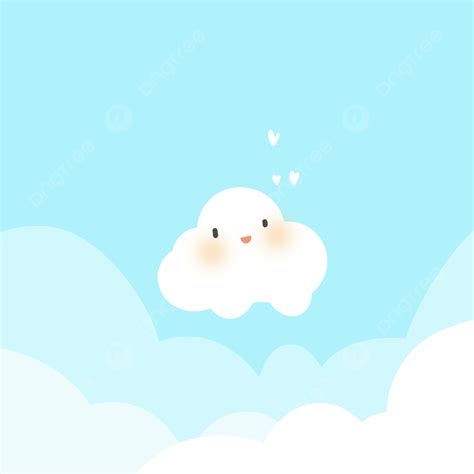 Background Latar Belakang Awan Kartun Ilustrasi Wallpaper Latar