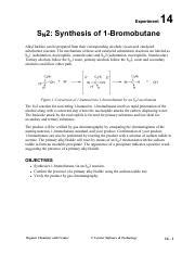 Chem O Sn Bromobutane Pdf Experiment Sn Synthesis Of